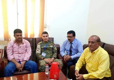 مدير العلاقات العامة لحزام لحج يزور مقر الجمعية الوطنية بعدن 