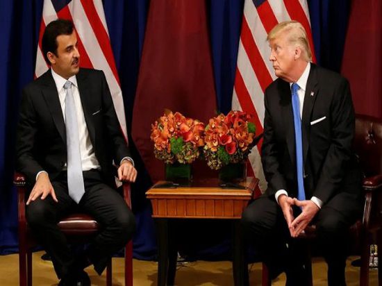 ترامب مستهزئًا بـ" تميم ": وسعنا قاعدة " العديد " الأمريكية بأموال قطر