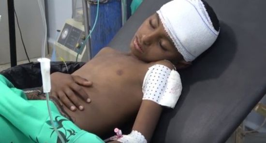 إصابة طفل في انفجار لغم حوثي غرب تعز (فيديو)