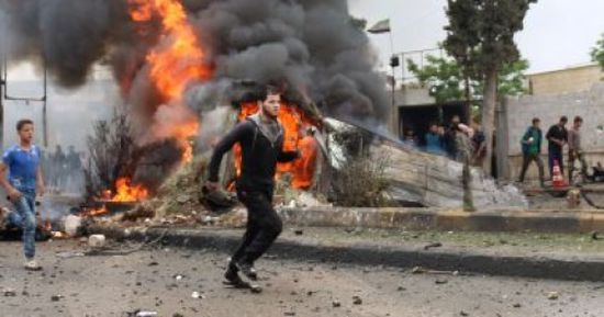 انفجار بمنطقة كنسية السيدة العذراء في سوريا وإصابة العشرات