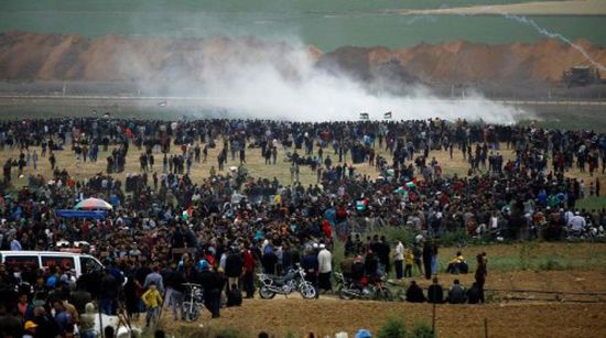 إصابة 40 فلسطينيًا في مسيرات العودة شرقي غزة