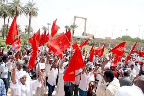 الحزب الشيوعي السوداني يعلن رفض مشاركة المجلس العسكري بالحكم