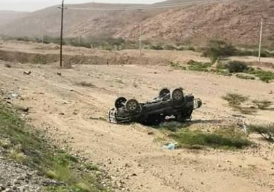 مصرع شخصين وإصابة 3 في حادث مروري بشبوة