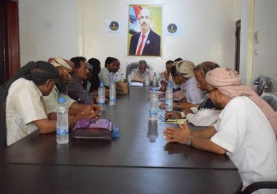 انتقالي لحج يناقش تقرير الانجاز للنصف الأول من العام الجاري