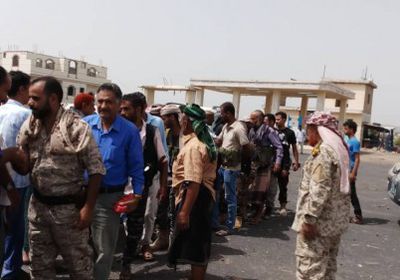 قيادات بانتقالي الضالع تزور أسر المفقودين الأربعة من أبناء حالمين