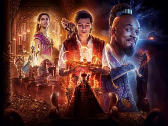 إيرادات فيلم Aladdin تصل لـ 960 مليون دولار حول العالم