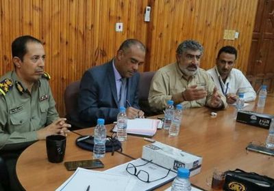 اجتماع بسيئون لبحث تدخلات منظمة الهجرة للنازحين بوادي حضرموت