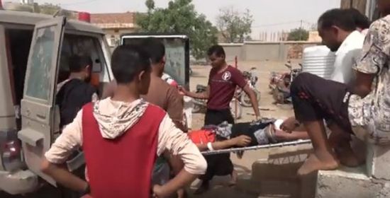 قصف مدفعي لمليشيا الحوثي على مدينة حيس (فيديو)