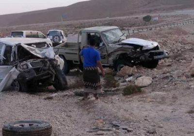 نجاة رئيس قيادة الانتقالي بحصوين من حادث مروري مروع