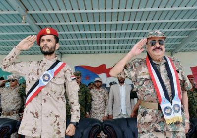 بحضور بن بريك.. حفل تخرج دفعة من المجندين في اللواء الثالث صاعقة (صور)