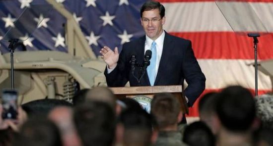 مجلس الشيوخ الأمريكي يعلن تعيين "إسبر" وزيرًا للدفاع 