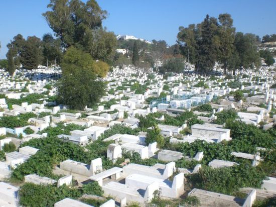 دفن الباجي قائد السبسي في مقابر "الجلاز" التاريخية