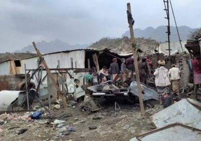 مقتل وإصابة 30 مواطنا في قصف حوثي على سوق آل ثابت بصعدة