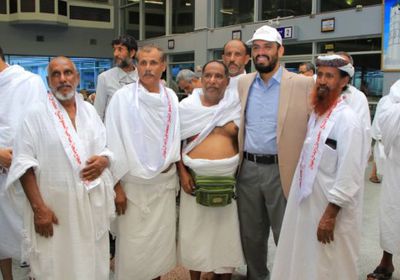 بمنحة من ولي عهد أبو ظبي..مغادرة الدفعة الأولى للحجاج من مطار عدن (صور)