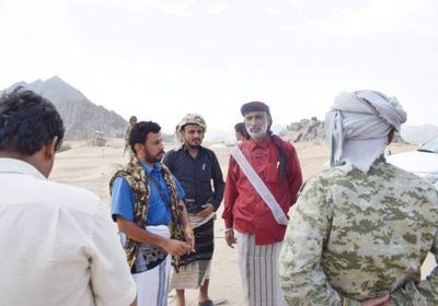 تفاصيل زيارة السليماني لنقاط النخبة الشبوانية الممتدة على الخط العام "عتق-نصاب-مرخة"