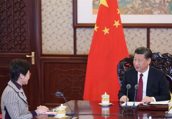 الصين: ندعم قيادة الرئيسة التنفيذية لمنطقة هونج كونج 