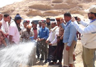 افتتاح المرحلة الأولى من مشروع مياه الشبكة بشبوة