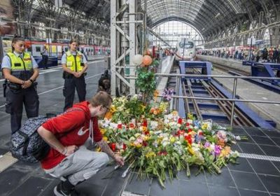 انتشار كثيف لشرطة فرانكفورت قرب محطة القطارات الرئيسية