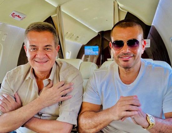 عمرو دياب ينعى والد المنتج حمادة إسماعيل