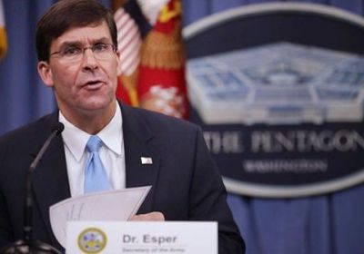 عاجل.. وزير الدفاع الأمريكي: العمليات العسكرية التركية شمال سوريا "غير مقبولة"