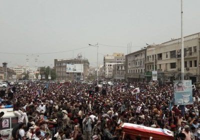 هدوء حذر بمحيط قصر معاشيق في عدن