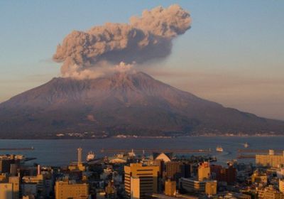 انفجار بركاني بجبل أساما وسط اليابان