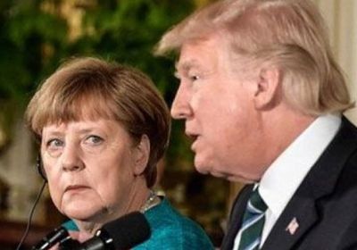 بدأ صبره ينفد.. ترامب يهدد ميركل بهذا الأمر