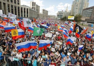 الكرملين يبرر أعمال العنف ضد متظاهري روسيا