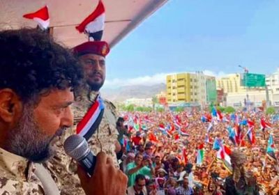 اليافعي من قلب مليونية النصر: " لن نفرط أو نساوم على قضيتنا الجنوبية "