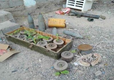 العثور على عبوات ناسفة ومختطفين داخل معسكر للشرعية بدار سعد (فيديو)