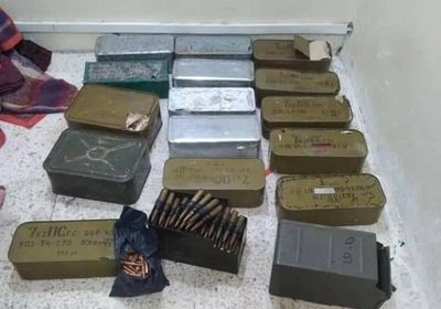 الحزام الأمني يحبط تهريب ذخائر بنقطة دوفس 