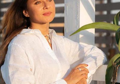 نيللي كريم أنيقة بالأبيض في أحدث جلسة تصوير (صور)