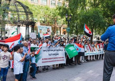 دعما للمجلس الانتقالي..الجالية الجنوبية تنظم وقفة حاشدة أمام مقر الأمم المتحدة بأمريكا (فيديو)