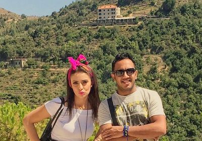 أوس أوس يحتفل بعيد ميلاد إسراء عبدالفتاح