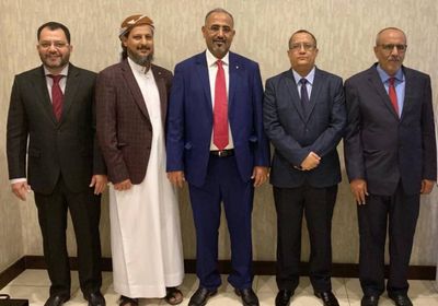 بن بريك يشيد بمستوى التمثيل للوفد الذي حضر  حوار جدة