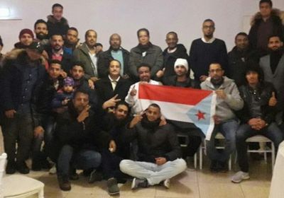 احتفالية من الجالية الجنوبية بهولندا بانتصارات عدن وأبين