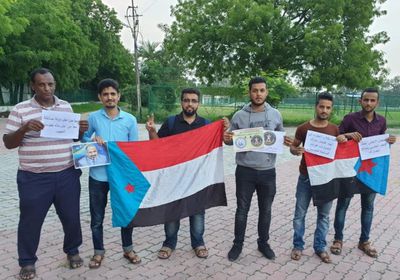 اتحاد طلاب الجنوب بالهند يعلن دعمه لخطوات الانتقالي