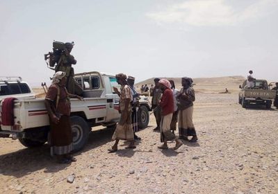 القوات الجنوبية تغتنم 3 أطقم إخوانية بعتق