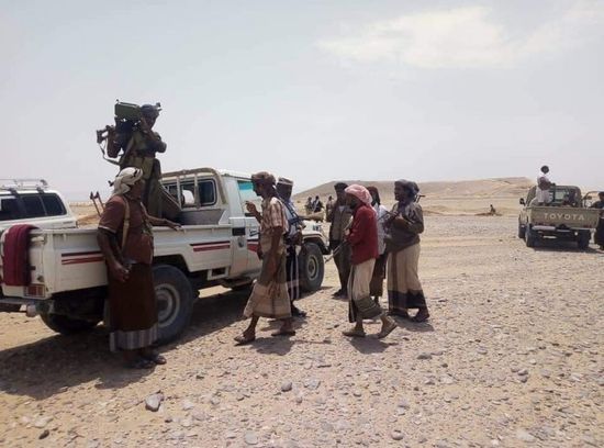 القوات الجنوبية تغتنم 3 أطقم إخوانية بعتق