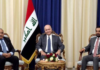 الرئاسات الثلاث العراقية تعقد اجتماعا مع عدد من قيادات الحشد الشعبي