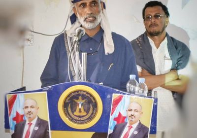 رئيس انتقالي شبـوة : "قسما بمن رفع السماء وبسط الأرض لن نتراجع عن قضيتنا" 