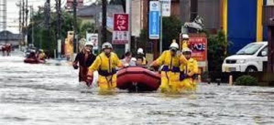 أمطار غزيرة تضرب جزيرة "كيوشو" جنوب اليابان وتسفر عن وفاة شخصين