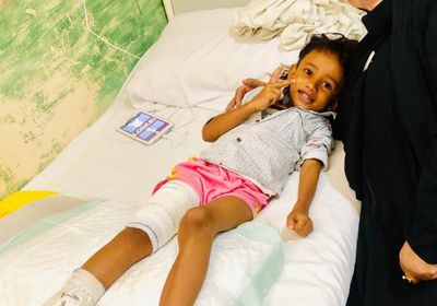 حقوق الإنسان بالانتقالي تواصل زياراتها لجرحى أحداث عدن