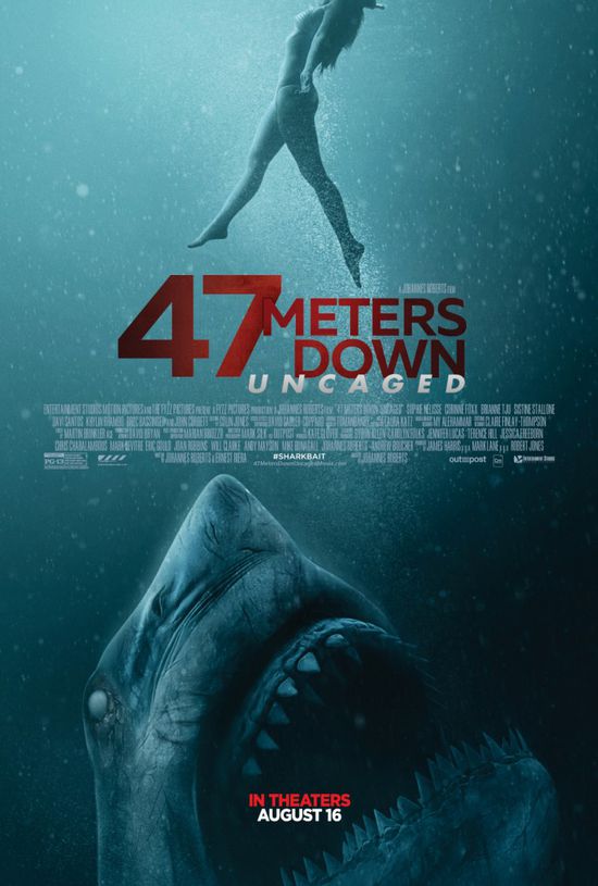 تعرّف على إيرادات الجزء الثاني من فيلم الرعب Meters Down  47 
