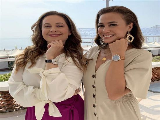 هند صبري بصحبة ريا أبي راشد بمهرجان فينيسيا السينمائي