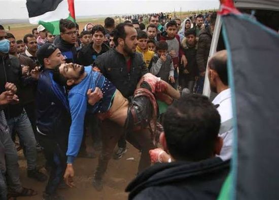 ارتفاع أعداد المصابين بغزة إلى 57 خلال قمع الاحتلال للمسيرات
