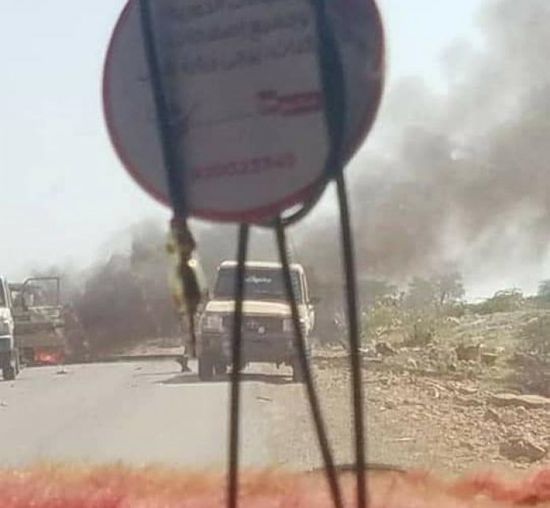 القوات الجنوبية تحرق طقماً لمليشيا الإخوان بشبوة