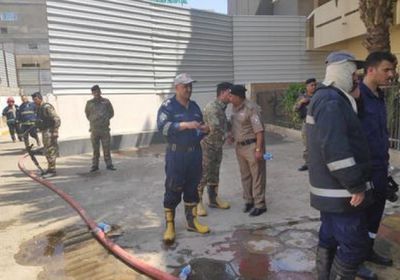 بعد حريقها.. وزير الخارجية العراقي يطمئن على موظفي السفارة الرومانية