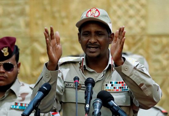"حميدتي": خلايا نائمة تسعى لإفشال الحكومة الانتقالية الجديدة بالسودان