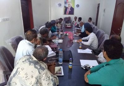 انتقالي لحج يناقش مستجدات الأوضاع  في المحافظة والجنوب 